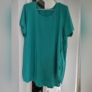 Woman Within short sleeve tunic shirt Size 22/24